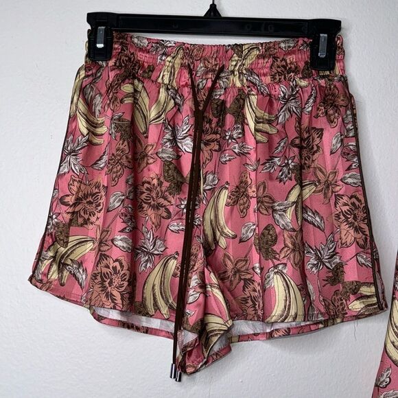 Free People Pillow Talk Satin Pajama Set Size XS - Picture 6 of 8